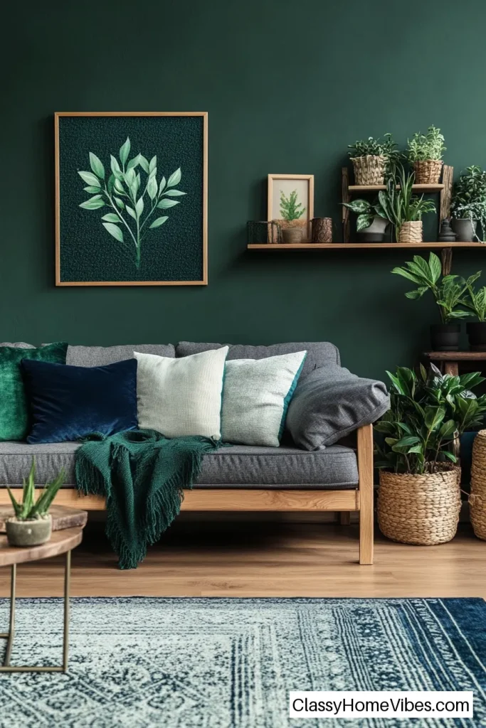 Create a Serene Space with Blues and Greens