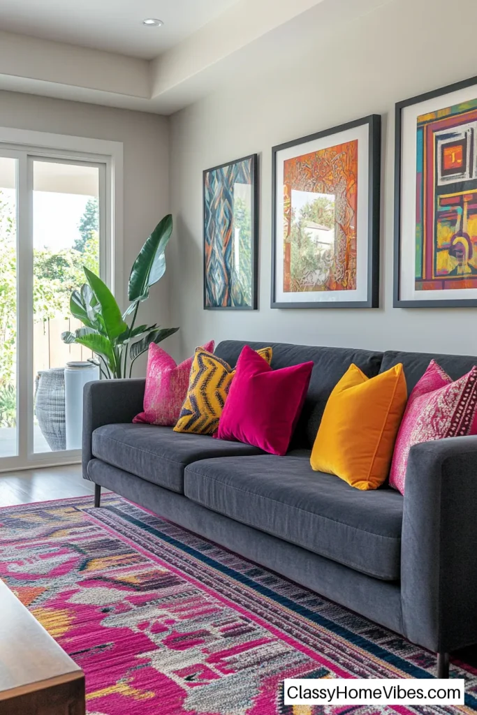 Introduce Bold Pops of Color