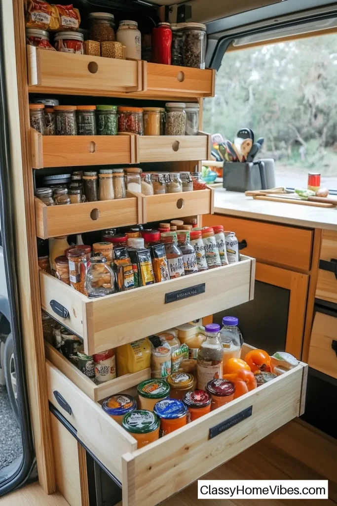 Roll-Out Pantry Drawers