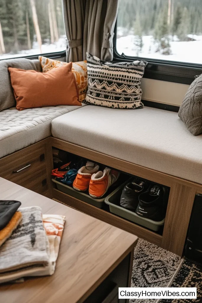 Utilize Space Under the Seats